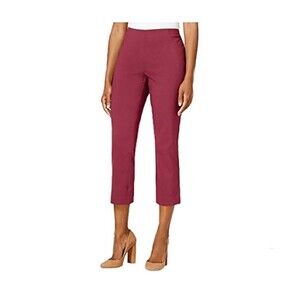 Style & Co Burgundy Pull-On Capri Pants – Size L